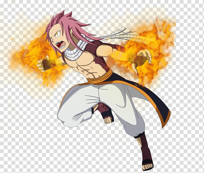 How to draw Natsu (dragon force) 