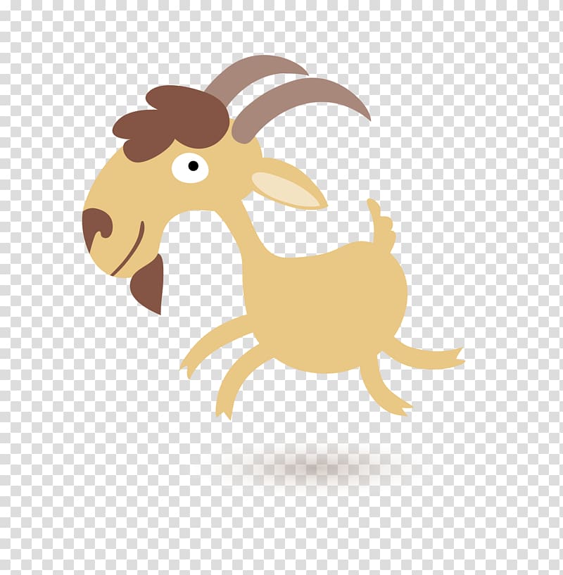 brown goat , Boer goat Sheep Cartoon , Cute lamb transparent background PNG clipart