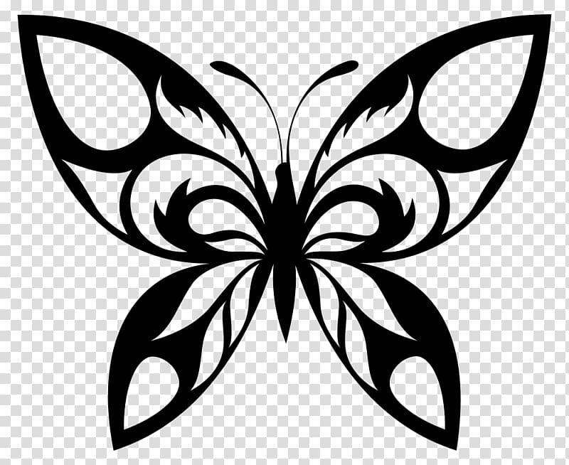 Butterfly Silhouette , mothman transparent background PNG clipart