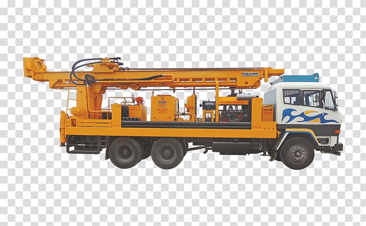 Machine Crane Drilling rig Down-the-hole drill, crane transparent background PNG clipart