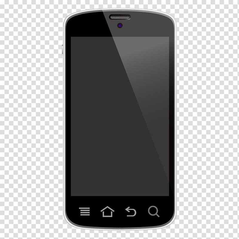 Feature phone Smartphone Blackphone Telephone, A black phone transparent background PNG clipart