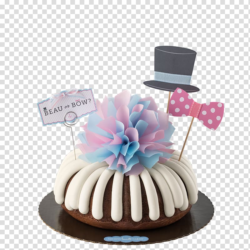 Bundt cake Birthday cake Bakery German chocolate cake, baby gender transparent background PNG clipart