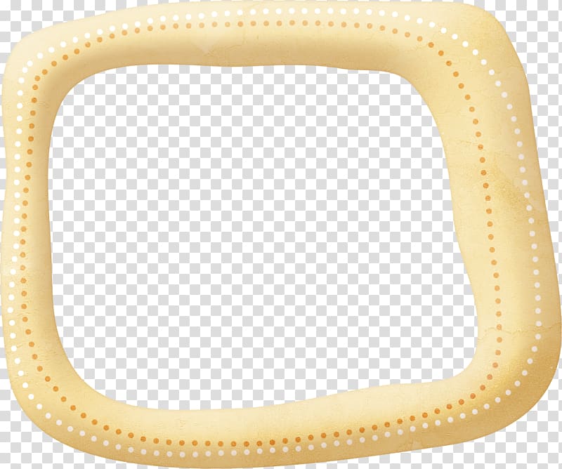 Yellow Pattern, Brown Frame transparent background PNG clipart