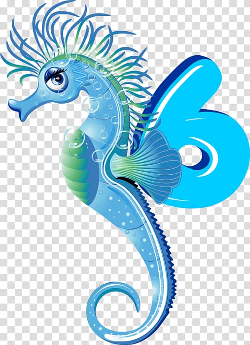 Seahorse Number , seahorse transparent background PNG clipart