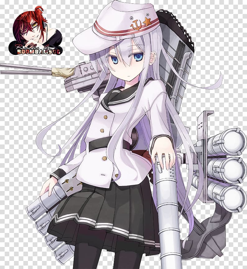 Kantai Collection Japanese destroyer Hibiki Anime Moe Manga, kantai transparent background PNG clipart