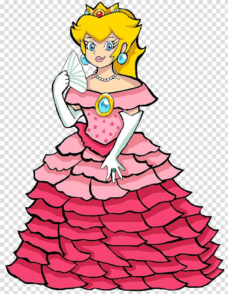 Princess Daisy Princess Peach Dress Luigi Cosplay, Princess background tran...