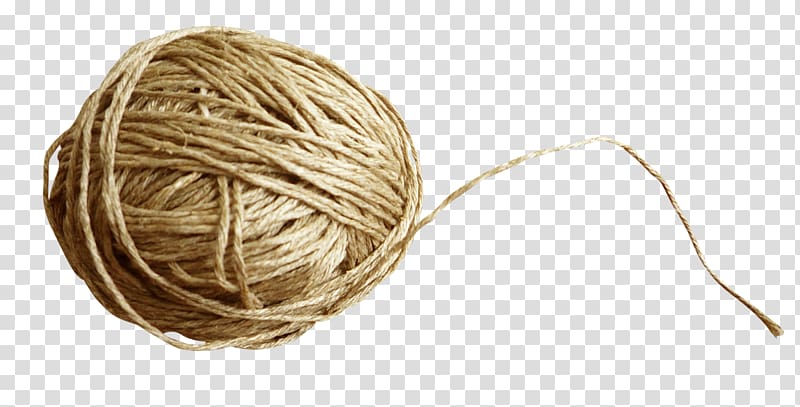 Wool Yarn Gomitolo Rope, rope transparent background PNG clipart