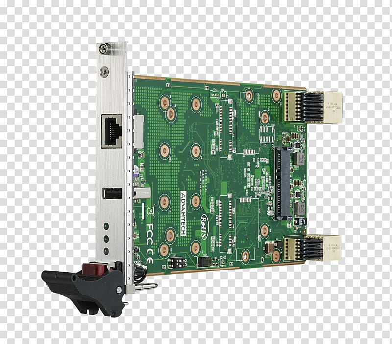 TV Tuner Cards & Adapters CompactPCI Serial Advantech Co., Ltd. Rack unit, integrated circuit board transparent background PNG clipart