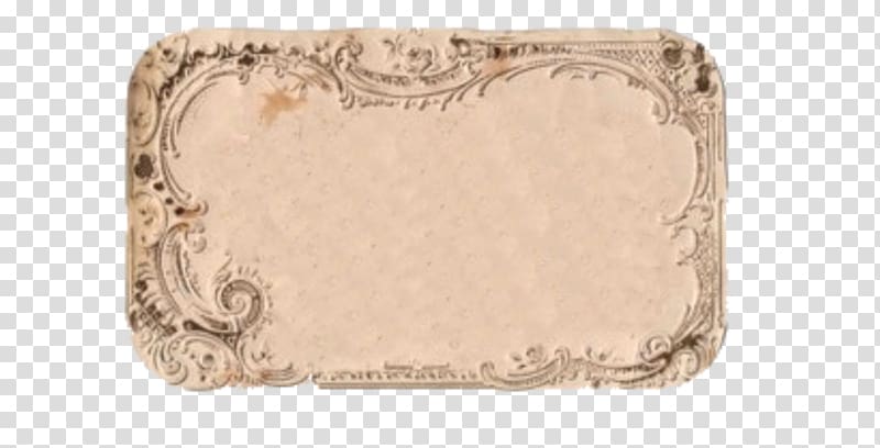 Victorian era Label Font, linen transparent background PNG clipart