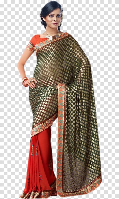Sari Shoulder Maroon Utsav Fashion Pvt. Ltd., ARAB WOMEN transparent background PNG clipart