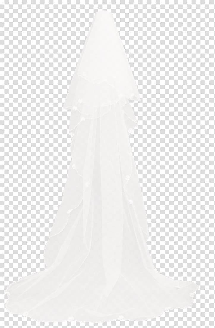 women's white bridal gown illustration, Wedding dress Veil Gown White, cloth transparent background PNG clipart