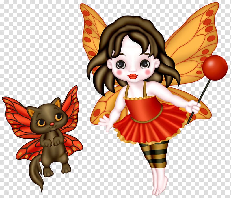 Fairy Illustration, Elf Girl transparent background PNG clipart