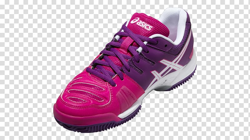 ASICS Sports shoes GEL-GAME Footwear, Manufactured Red Tennis Shoes for Women transparent background PNG clipart