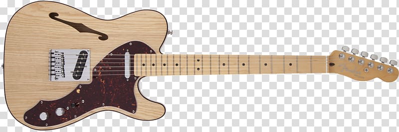 Electric guitar Fender Telecaster Thinline Fender Stratocaster Jim Root Telecaster, electric guitar transparent background PNG clipart