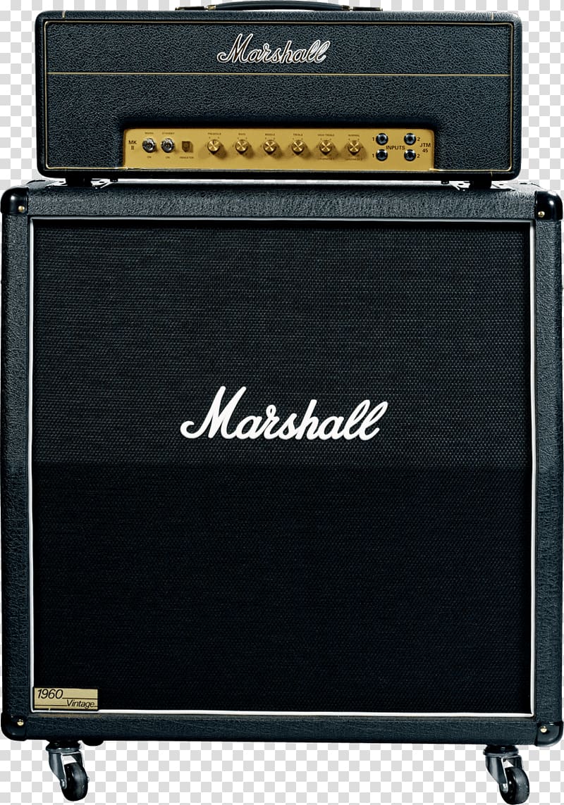 Guitar amplifier Marshall Amplification Guitar speaker Electric guitar, electric guitar transparent background PNG clipart