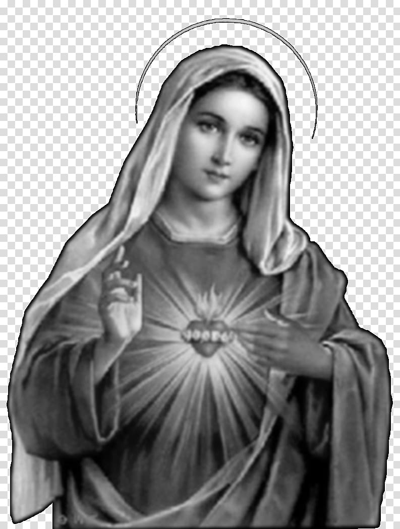Immaculate Heart of Mary Prayer The Most Holy Name of the Blessed Virgin Mary God, Mary transparent background PNG clipart