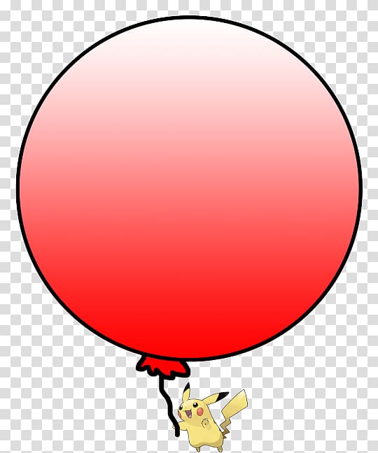 Gas balloon Pikachu Drawing , balloon transparent background PNG clipart