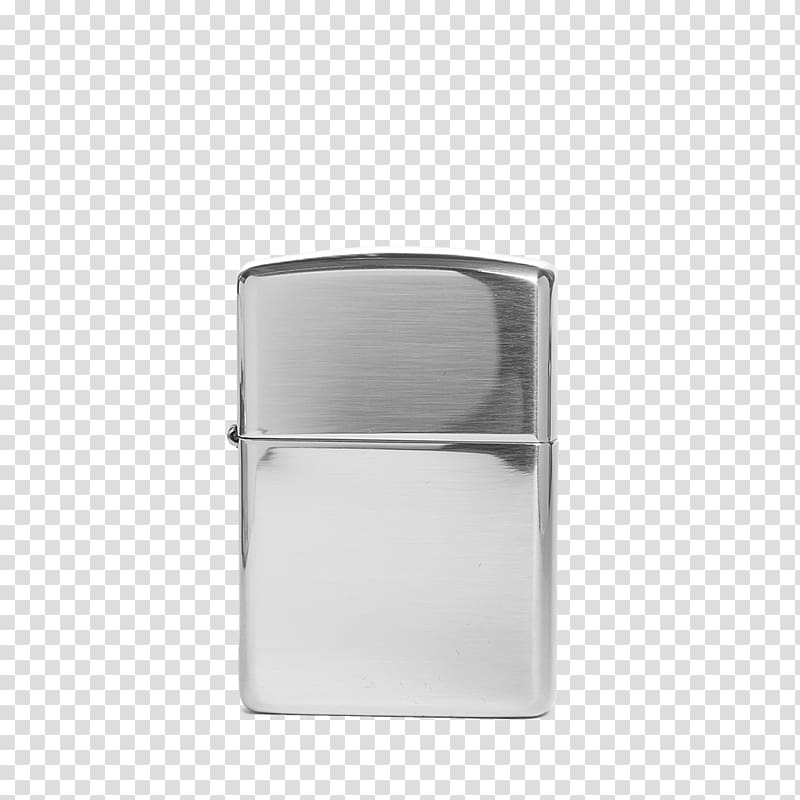 Zippo Sterling silver Lighter Rectangle, silver transparent background PNG clipart