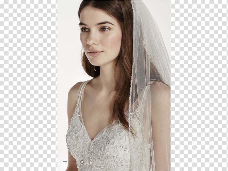 Wedding dress Bride Veil David\'s Bridal, veils transparent background PNG clipart