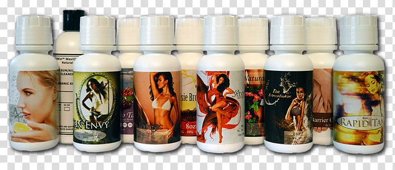 Bottle Flavor Tampa Bay Tan Solution, spray tan transparent background PNG clipart