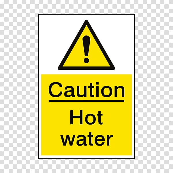 Water Hazard symbol Safety Sticker, hot water transparent background PNG clipart