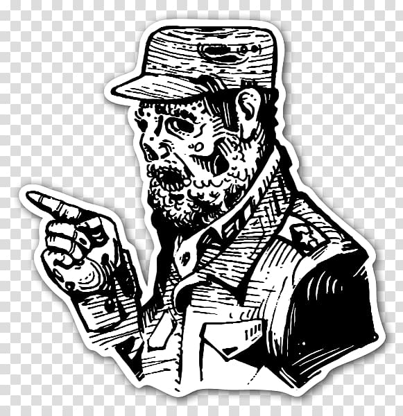 Visual arts Drawing Line art , fidel Castro transparent background PNG clipart