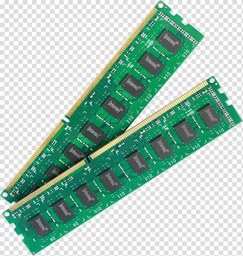 DIMM DDR3 SDRAM DDR4 SDRAM Computer data storage Desktop Computers, ddr4 transparent background PNG clipart