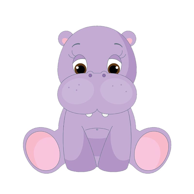 Cute Baby Hippo Clipart Clip Art Library - vrogue.co