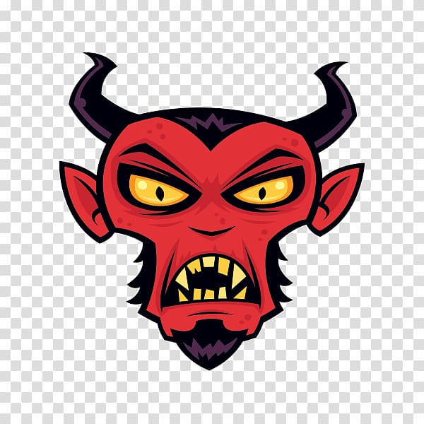 Devil Sign of the horns Cartoon, devil transparent background PNG clipart