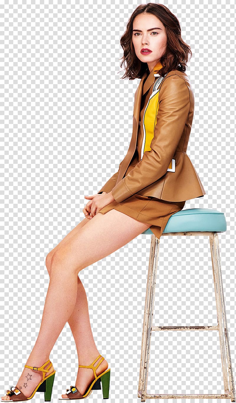 Daisy Ridley Star Wars Episode VII Glamour Magazine Actor, actor transparent background PNG clipart