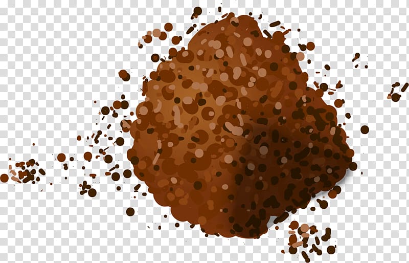 Coffee Brown sugar, painted brown sugar transparent background PNG clipart