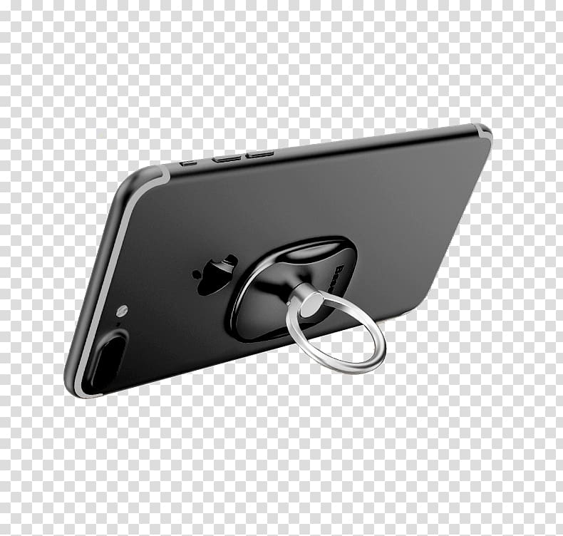 iPhone 6s Plus iPhone 5s iPhone 7 iPhone X, Cool black ring brackets transparent background PNG clipart