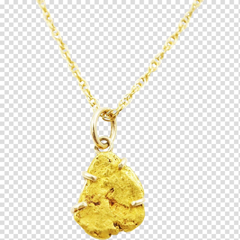 Charms & Pendants Necklace Jewellery Earring Gold, nugget transparent background PNG clipart
