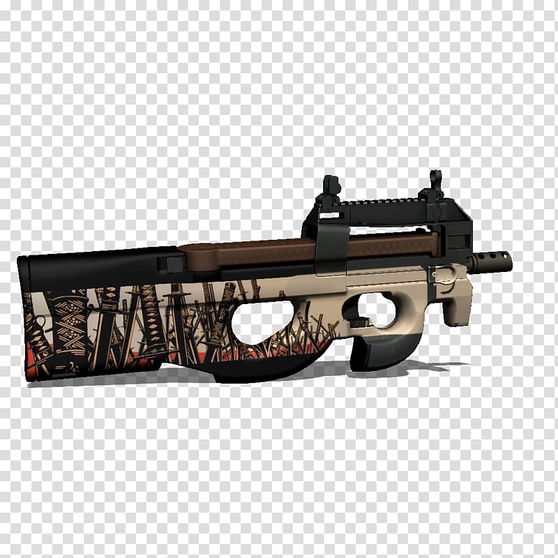 FN P90 Point Blank Firearm Airsoft Guns FN Herstal, weapon transparent background PNG clipart