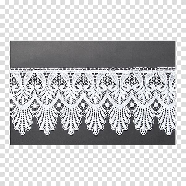 Lace Ribbon Guipure Doily Woven fabric, ribbon transparent background PNG clipart
