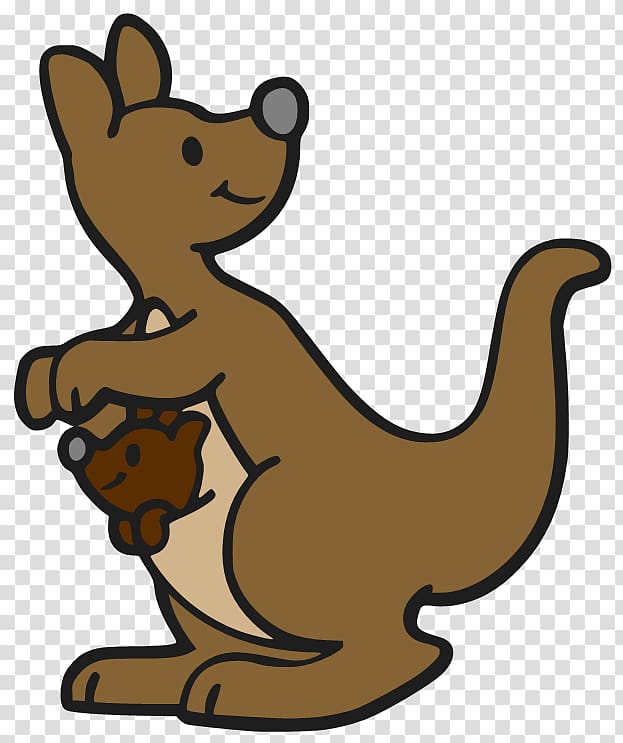 Kangaroo Cartoon Drawing , kangaroo transparent background PNG clipart