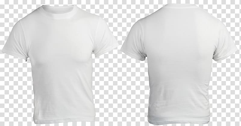 plain white t shirt back png