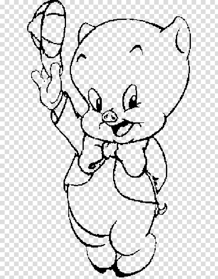 porky pig coloring pages