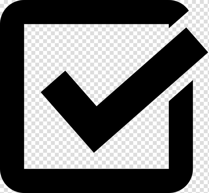 Check mark Checkbox Computer Icons, Black Check Mark transparent background PNG clipart