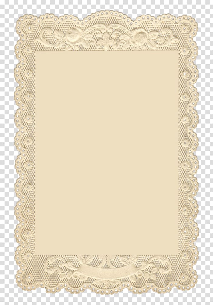 beige lace table mat, Frames Lace Pin Scrapbooking , vintage card transparent background PNG clipart