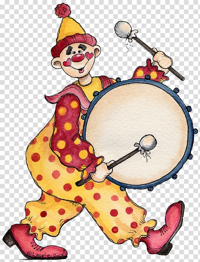 Circus Clown Acrobatics , Clown Drum transparent background PNG clipart