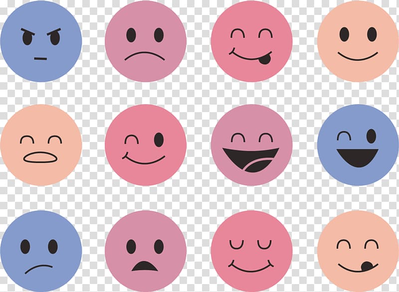 Smiley Face , Pink expression transparent background PNG clipart