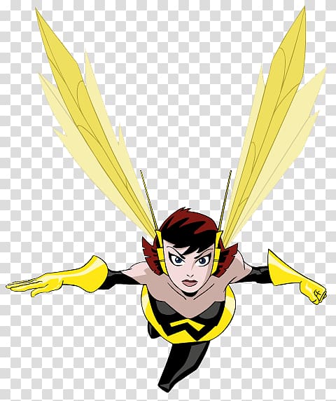 Wasp Hank Pym Ant-Man Hope Pym , Wasp transparent background PNG clipart