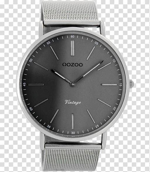 Analog watch Casio F-91W Clock OOZOO Vintage Blauw/Zilverkleurig horloge C9337 (40 mm), watch transparent background PNG clipart