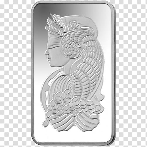 PAMP Silver Gold bar Bullion Ounce, silver transparent background PNG clipart