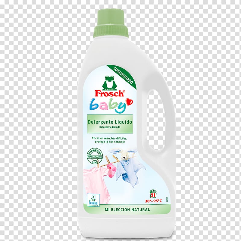 Laundry Detergent Frosch Domácí chemie, e liquid transparent background PNG clipart