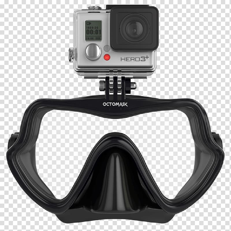 GoPro Hero2 Diving & Snorkeling Masks Scuba diving, GoPro transparent background PNG clipart
