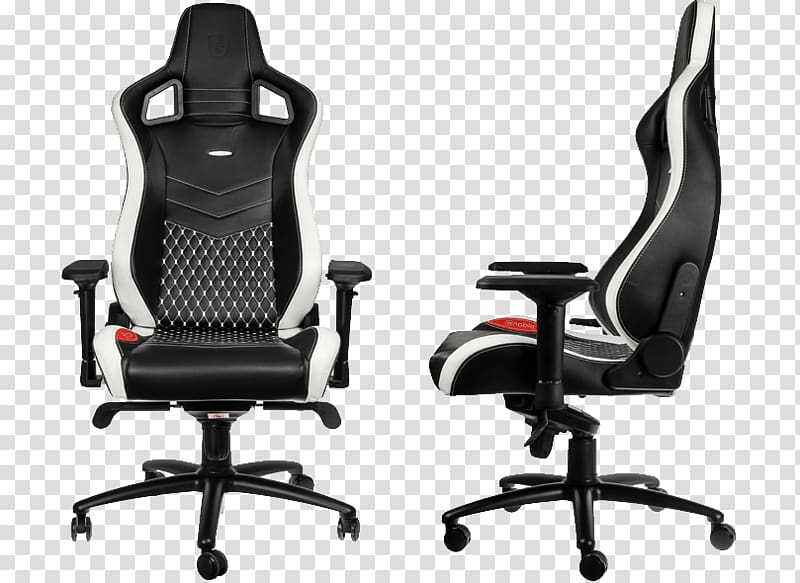 Office & Desk Chairs Leather Swivel chair, chair transparent background PNG clipart