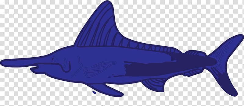 Marine biology Sea , Blue big fish material transparent background PNG clipart