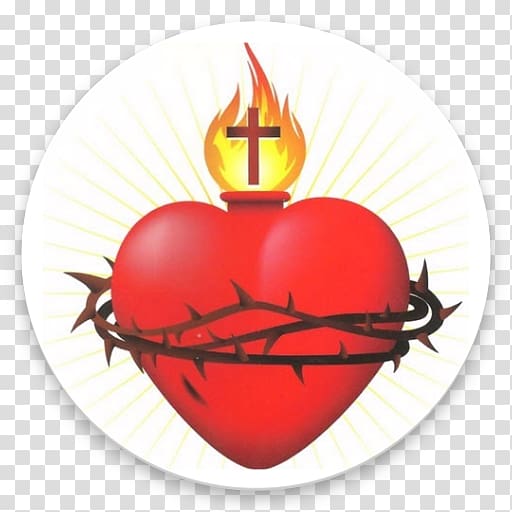 Sacred Heart Immaculate Heart of Mary graphics Illustration, Jesus heart transparent background PNG clipart